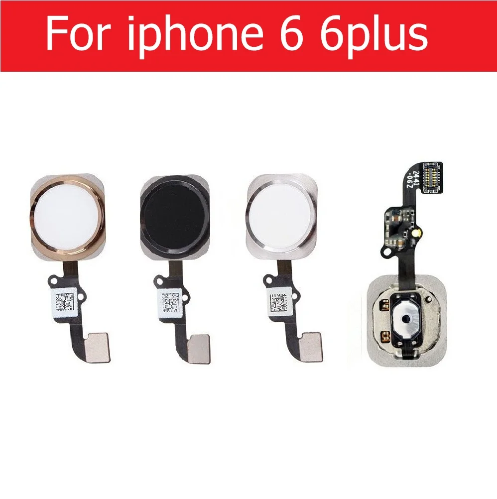 WEETEN Главная кнопка гибкий кабель в сборе для iPhone 5S, SE 6 6s Plus 5 цветов экран на Contral гибкий кабель Замена телефона ремонт