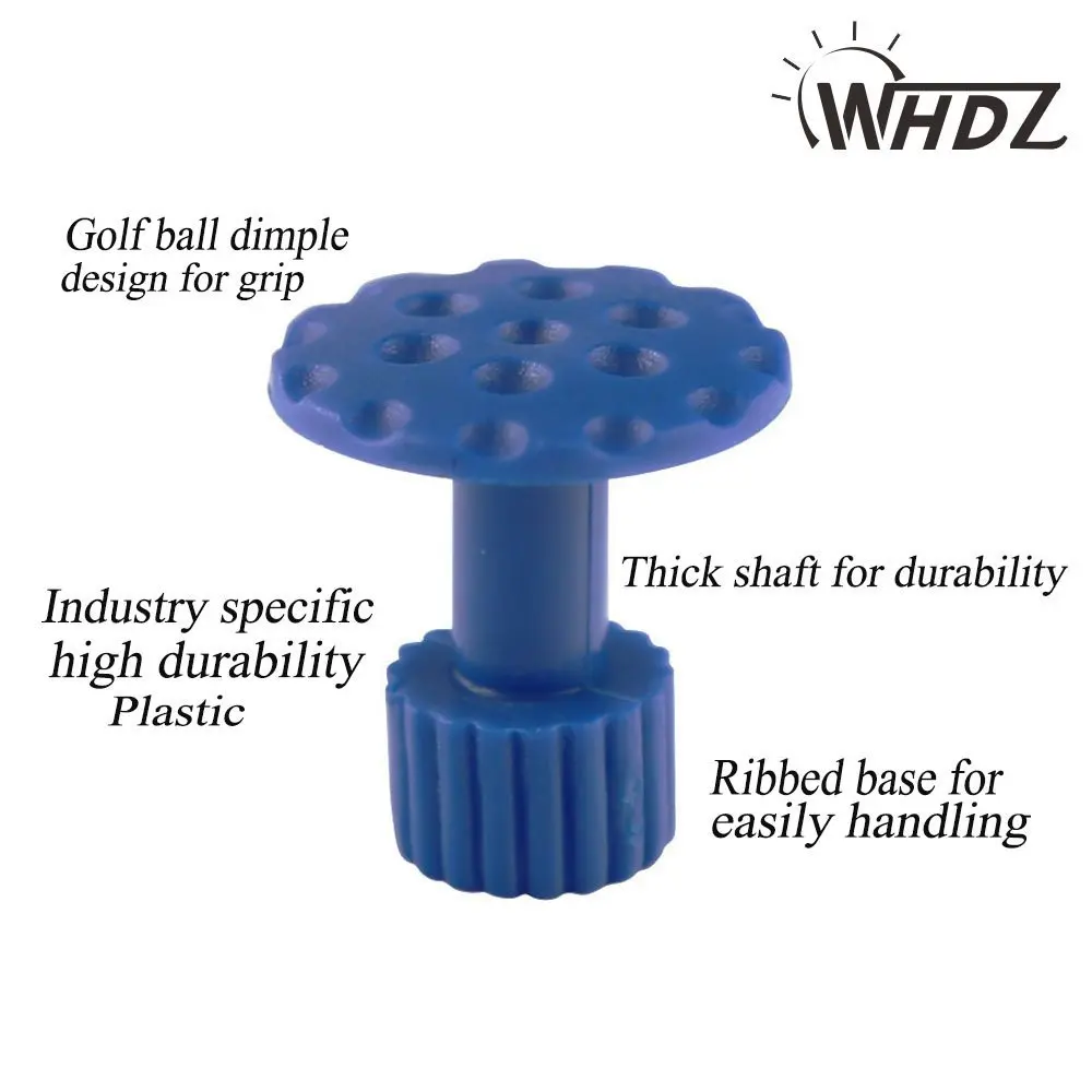 27pcs Glue Pulling Tabs PDR Glue Tabs Auto Body Dent Repair Tool Pulling Tabs Car Dent Removal Body Repair Kit (3)