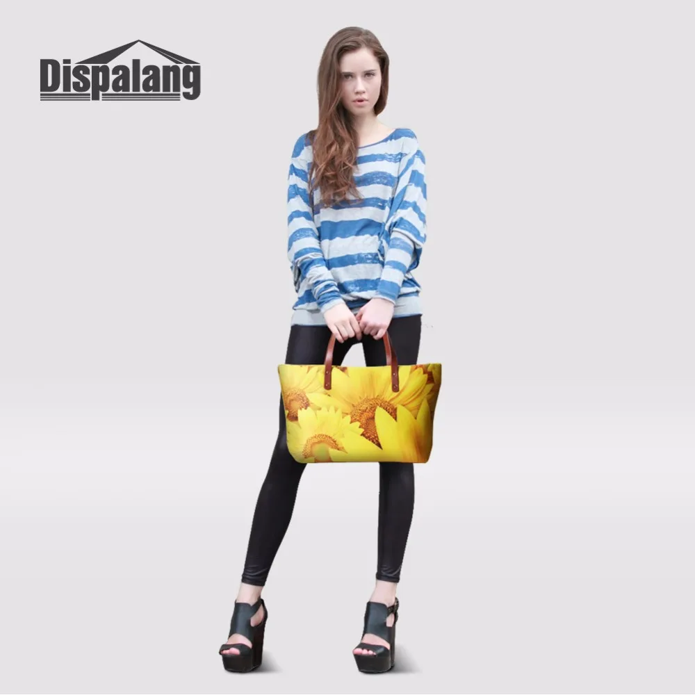 Dispalang I Love Испания принты женские летние пляжные сумки с рисунком сердца