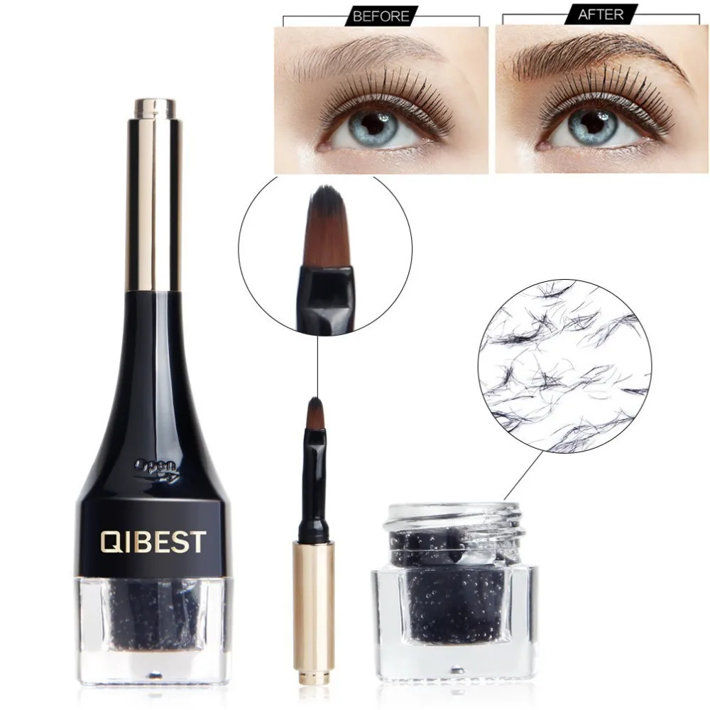 

4D Eyelash Extension Eyebrow Gel Multinational Eyebrow Glue Makeup Natural Eyebrow Gel with Brush Makeup Cosmetics DROPSHIPPING