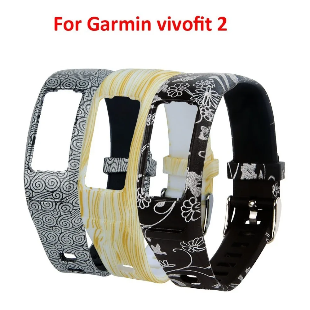 3 шт./партия для Garmin Vivofit 2 Сменные Мужские t-браслеты мягкий силиконовый браслет с пряжкой для Garmin Vivofit 2 мужские и женские