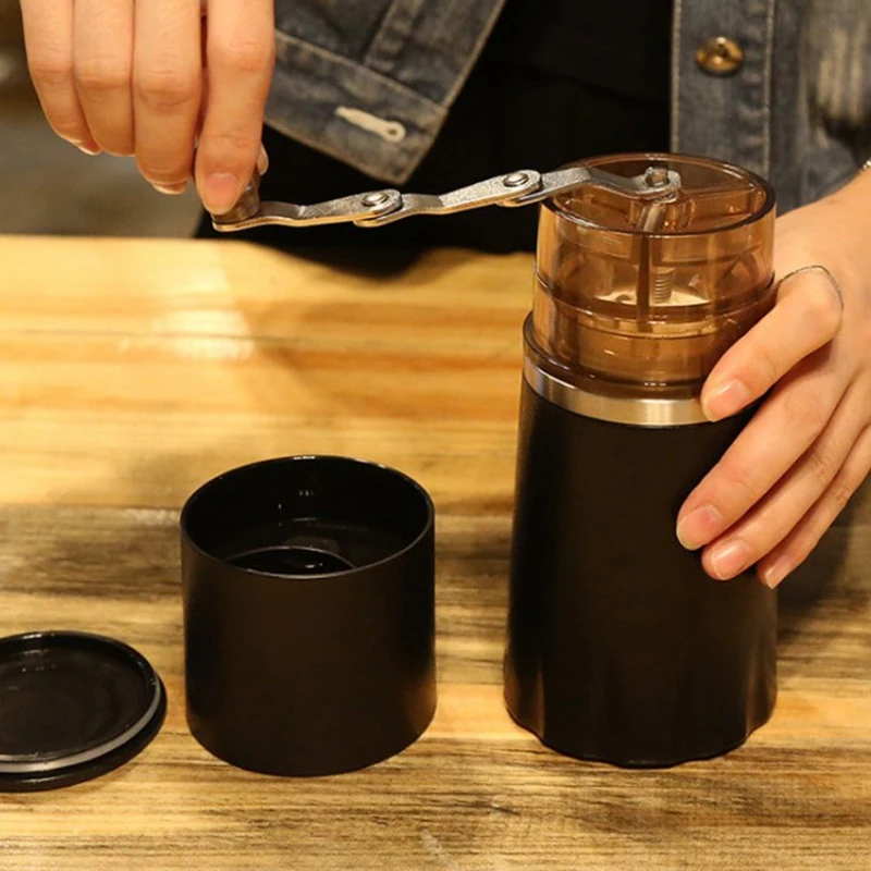 

Hand-Cranked Grinder,One-Piece Portable Hand-Washing Multi-Function Coffee Machine