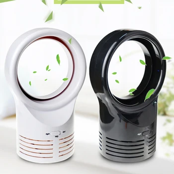 

Mini USB Fan Without Blade Fan For Home Office Laptop PC Fan Portable Electric Fan With Double Side Desktop Fan Blades
