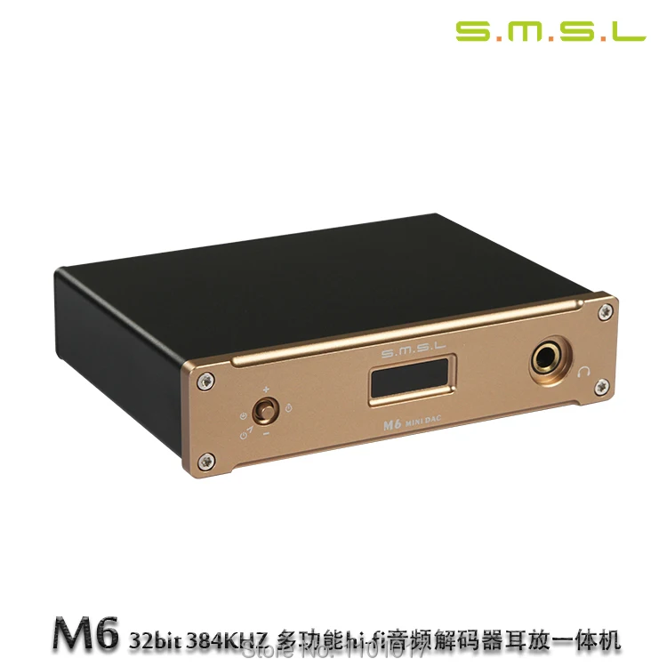 SMSL M6 USB OTG ЦАП усилитель для наушников HIFI EXQUIS CM6631A AK4390EF чип 32 бит 384 кГц декодер гарнитура Amp