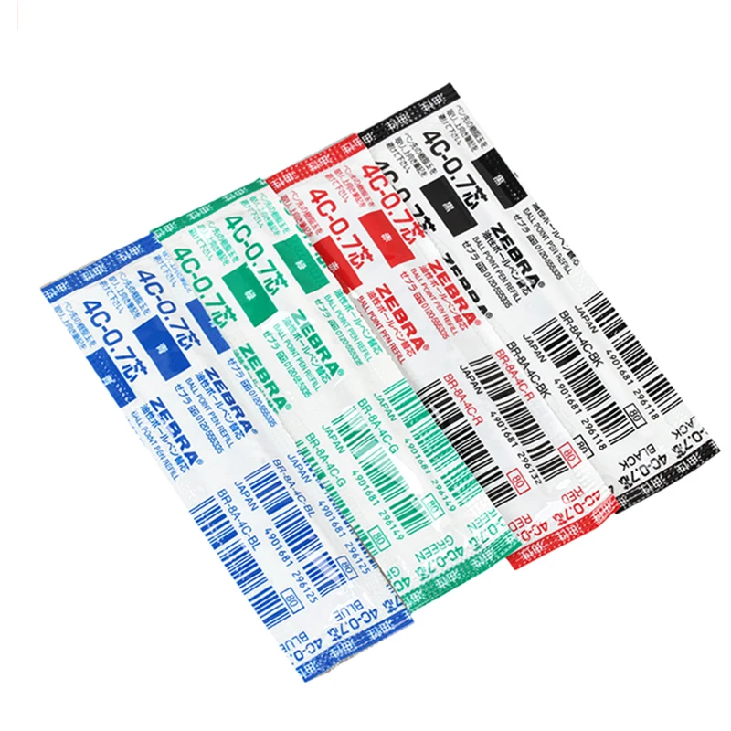 10 шт Япония Зебра BR-8A-4C-0.7 металлический шар заправка 0,7 мм и Мицубиси SE-7 общие 67 мм длинные