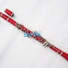 Высококачественный ABS кларнет Bb красный цвет кларнет