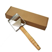 24 см многофункциональный деревянный Нержавеющая сталь нож-скребок для пчеловодов вилка ручка Пчеловодство оборудование инструмент