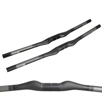 

TOSEEK Carbon Fibre Handlebars Bicycle Bar Ends Bike Handlebar Integrated Handlerbar Bike Accessories Cycling Parts