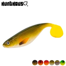 Hunthouse pro shad lure Shad Teez pike leurre 17cm 35g fishing Paddle tail Realistic shad big soft plastic lures Rubber