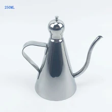Тонкий рот масляный чайник 304 кухонные принадлежности из нержавеющей стали бутылка с соевым соусом 250 мл/750 мл