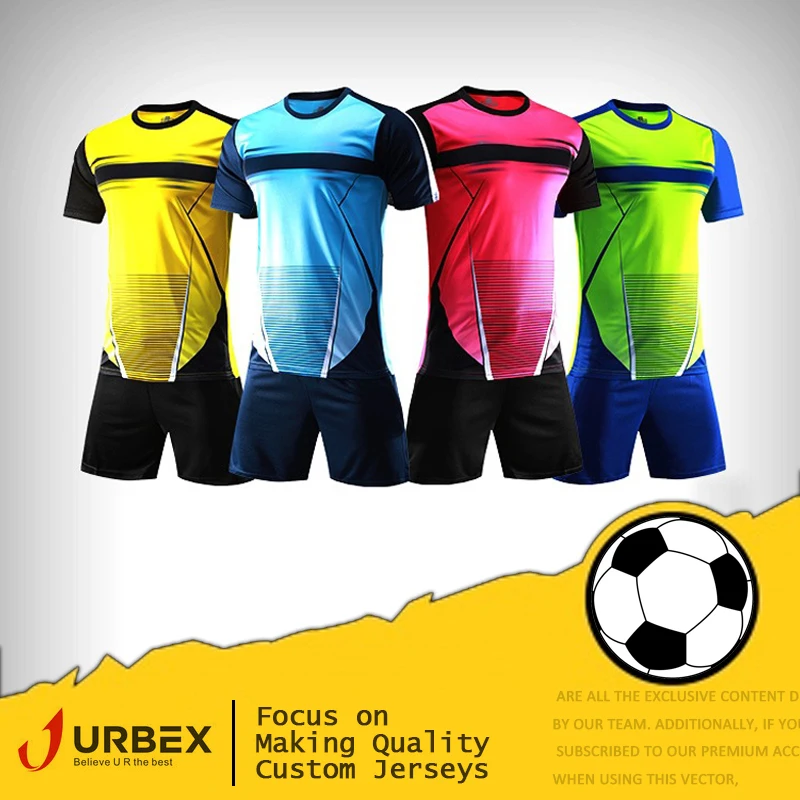 

URBEX Custom Soccer Jerseys Personalize Football Shirt Blank Plain Soccer Set DIY Your Own Team Kit Customize Uniforms TH1109