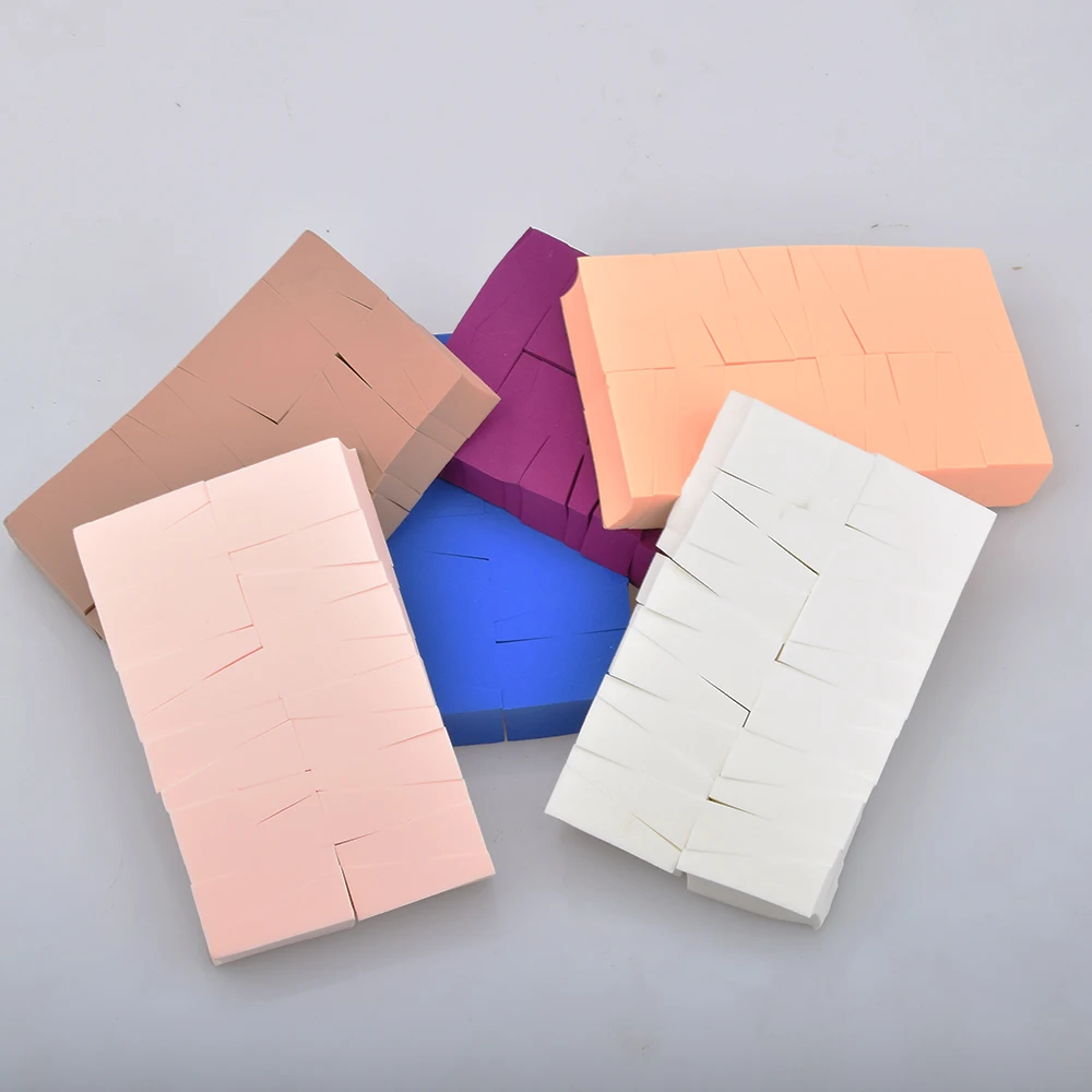 24Pcs Triangle Nail Art Transfer Sponge Gradient Stamping Painting DIY Soft Ombre Colour Varnish Polish Manicure Nail Art Tools (26)
