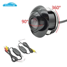 Wireless CCD Car Front View font b Camera b font Double Control Lines Switch To Rear