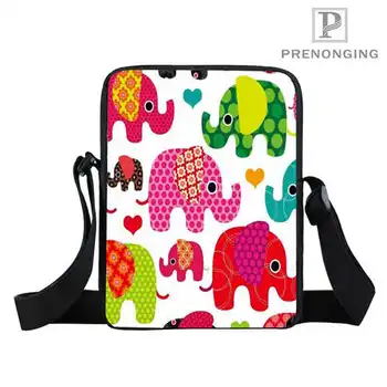 

Custom Cartoon Elephant (1) Mini Messenger Shoulder Crossbody Bag handbag Teenager Small Bag Kid Bags Bookbag Gift#18-12-31-04