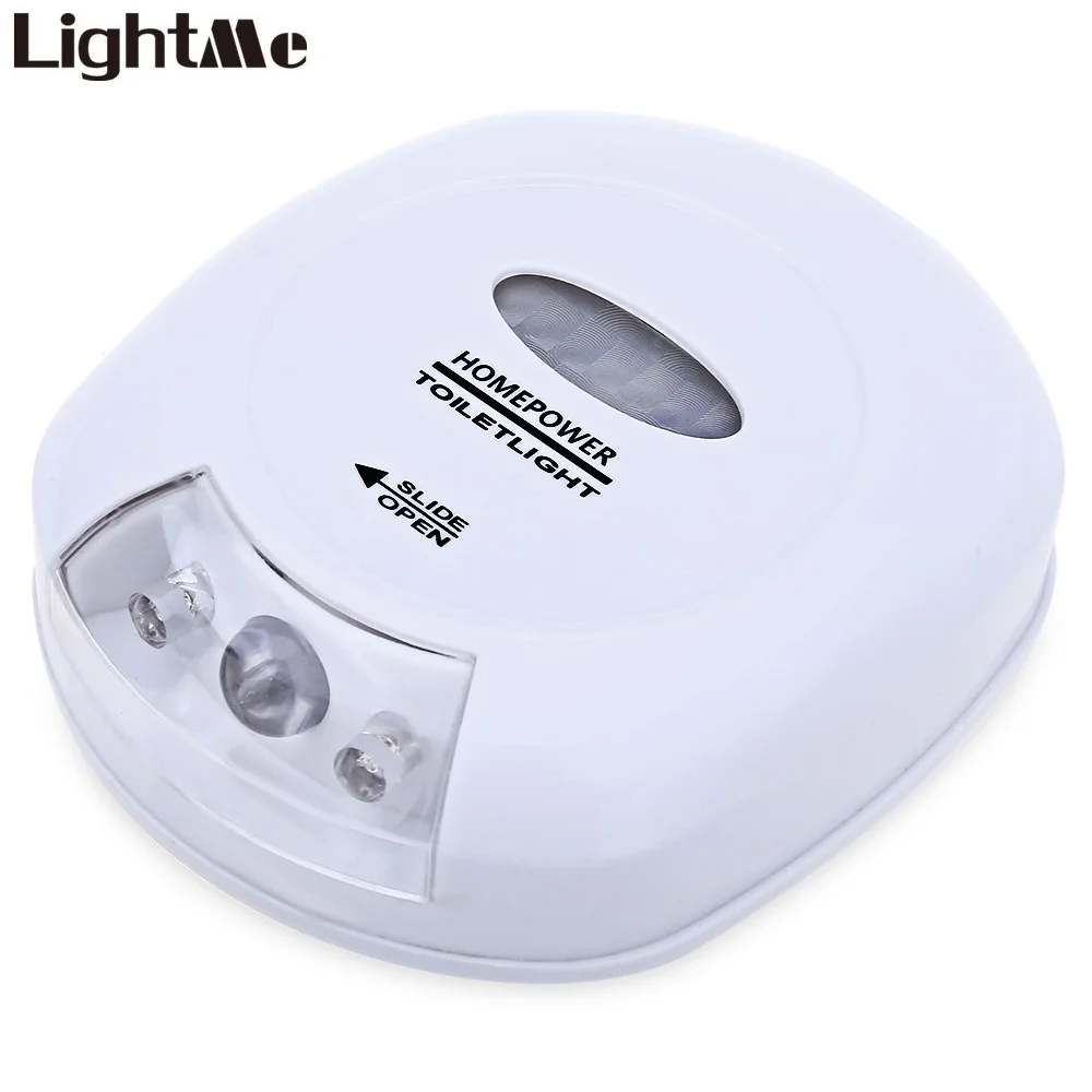 Portable LED Toilet Light Infrared Induction Toilet Night Lamp AA