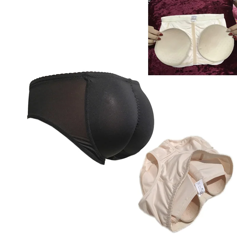 Low Rise Padded Panties Women Hip Butt Enhancer Pad Push Up Padded