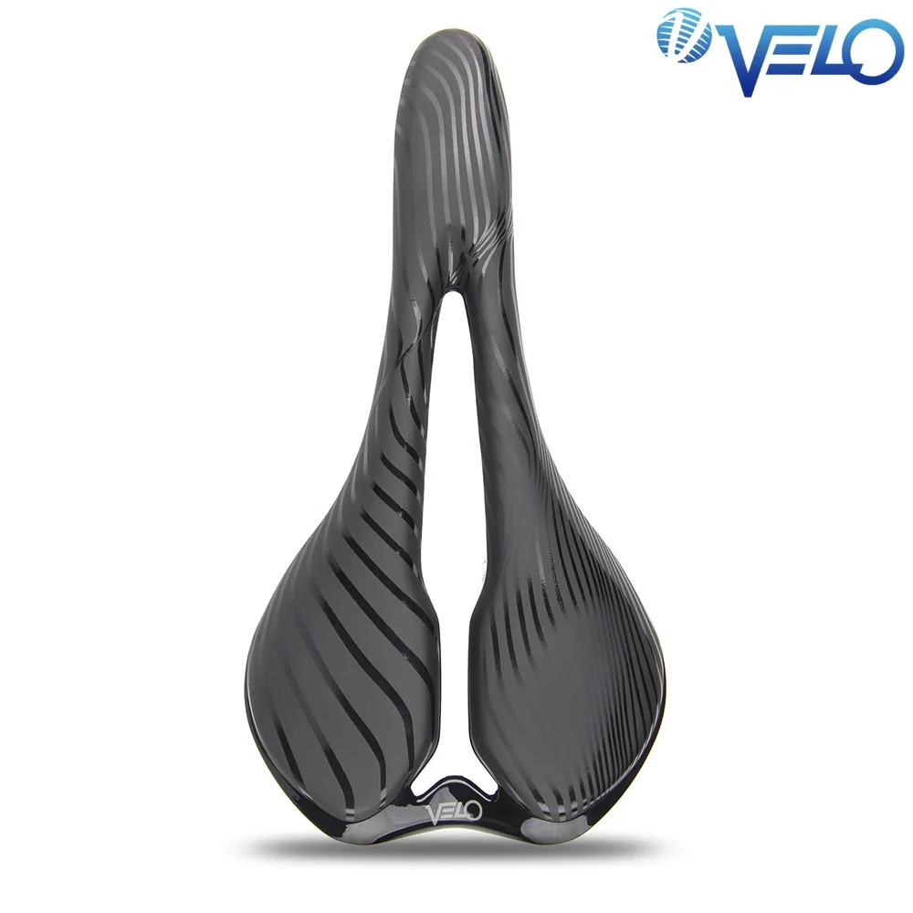 Велосипедное седло Velo Racing из микрофибры сверхлегкое Сиденье силикона и геля для