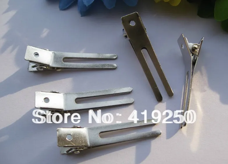 350 шт. 4 5 см двойной зубец Аллигатор заколки для волос Curl зажимы hairbow волос|clips for