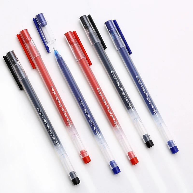 12/24pcs M&g Large Capacity Full Needle Gel Pen Y5501 Business Office