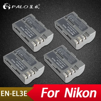 

4Pcs High Quality EN-EL3E EL3e 7.4V 2400mAh Camera Batteries For Nikon ENEL3E EN EL3E D30 D50 D70 D90 D70S D300
