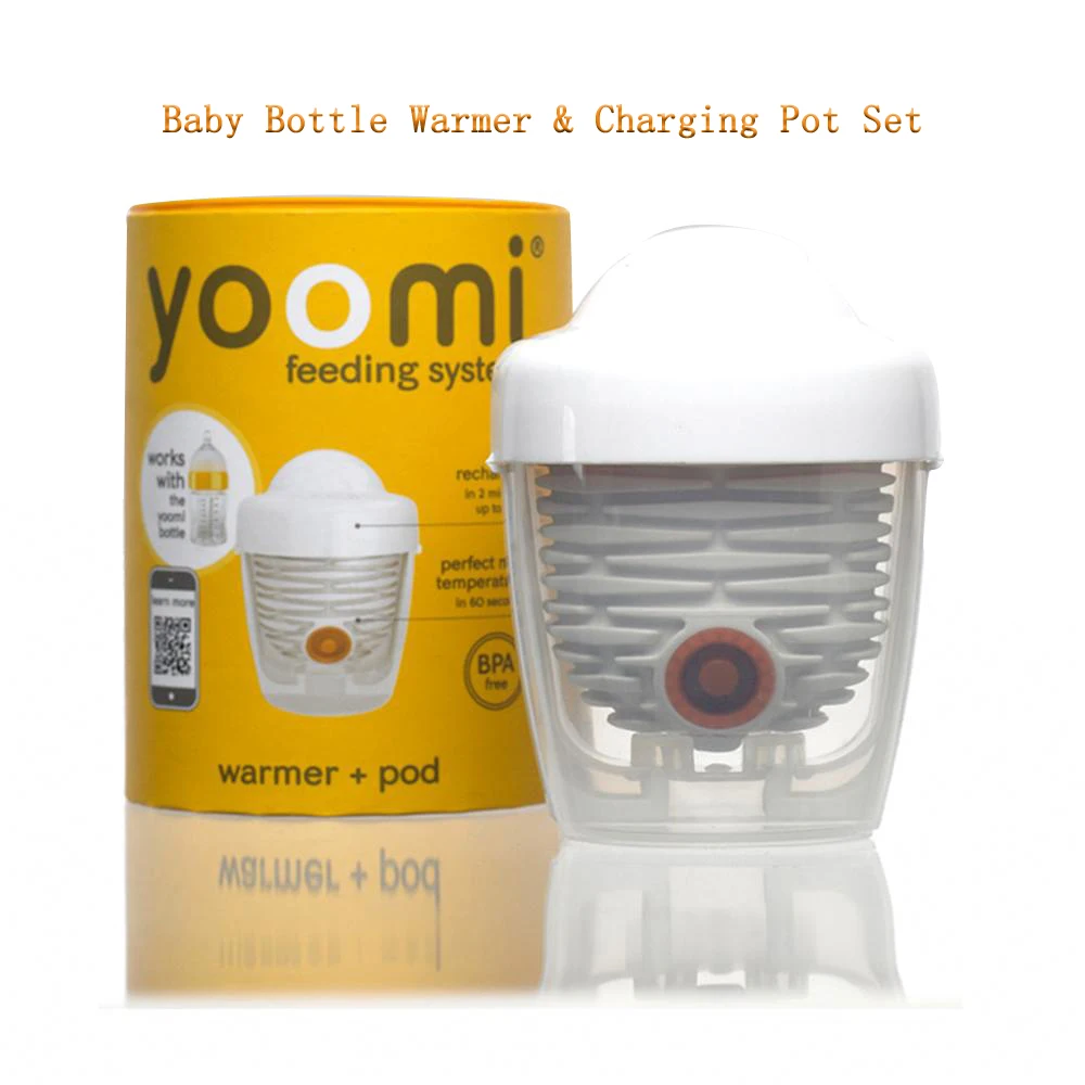 

YOOMI Baby Bottle Warmer & Charging Pot Set food grade material Portable Heat Milk Fast Warming Temperature Control Baby Care