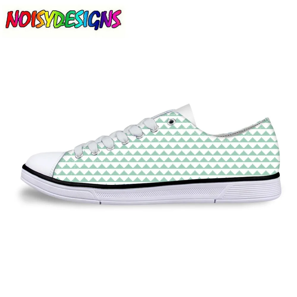 

Women Fashion Vulcanize Shoes Flats Marrakesh Moroccan Green Puzzle Women Classic Low Style Canvas Shoes Female Lace-up Shoes