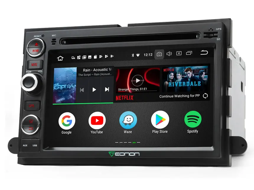 Discount 7" Octa-Core Android 8.0 Oreo OS Car DVD Multimedia Navigation GPS Radio for Ford F-150 2005-2008 with Full Video Output Support 4