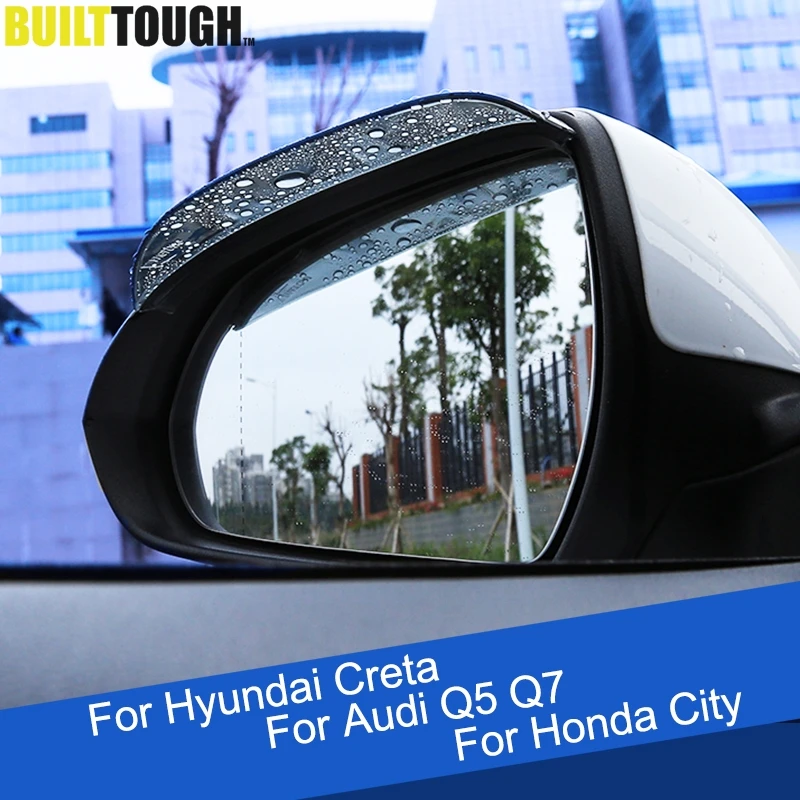 FOR HYUNDAI IX35 TUCSON SIDE REAR VIEW WING MIRROR RAIN GUARD VISOR SHADE COVER