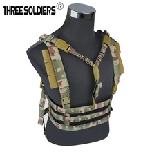 Открытый Тактический Регулируемый жилет страйкбол Molle система Съемный пистолет Слинг Охота страйкбол тактический жилет