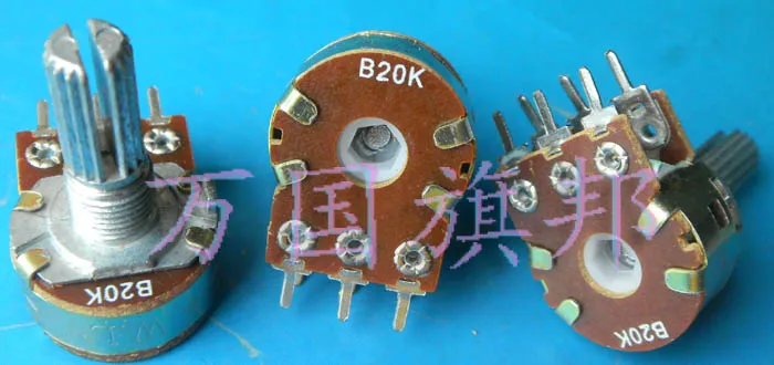 

The Free Delivery.WH148 potentiometer B20K double hexapod long handle