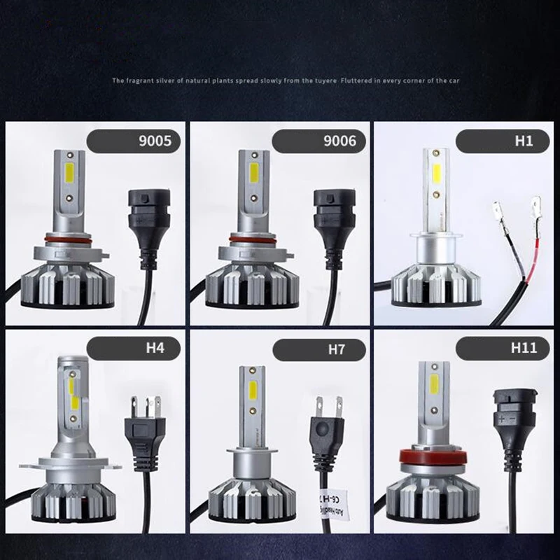 Can-bus H4 H7 светодиодный фар автомобиля комплект 50 Вт 10000LM/комплект H1 H11 9005 HB3 9006 HB4 H8 4300K 6000K 8000K лампы автомобильные аксессуары