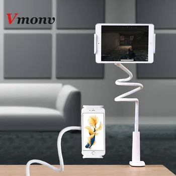 

360 Degree Long Arm Flexible Lazy Desk Bed Tablet Stand Holder For Iphone Ipad Air Mini 4-10 Inch Tablet Phone Mount Bracket