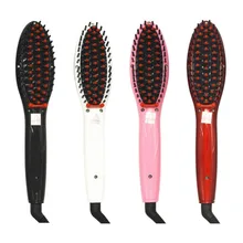 Щетка для волос быстрый выпрямитель для волос расческа для волос электрическая щетка расческа Утюги Авто Расческа для прямых волос щетка