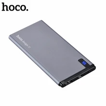 HOCO 10000mAh Power Bank for Xiaomi Mi Universal Ultra-thin 10mm Portable Charger for iPhone X 8 7 plus Powerbank for Samsung s8