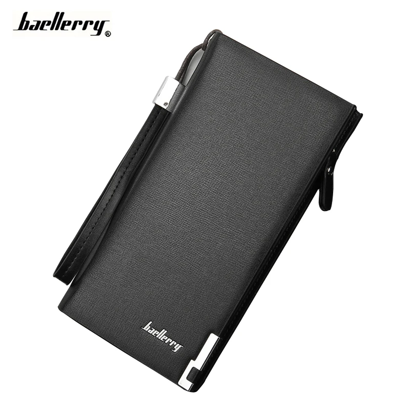 

Handbag Wallet Men Credit Card Holder Male Big Long Purse PU Leather Money Cash Clutch Zipper Pocket Maschio Portafoglio Casual