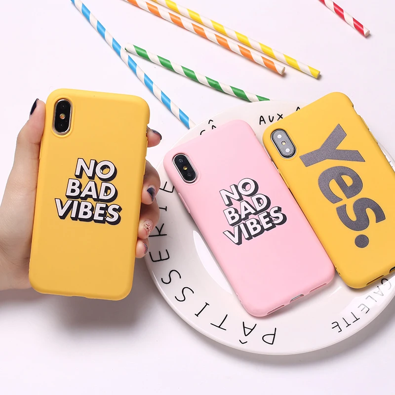 Милый мягкий силиконовый чехол для iPhone 11 6S 5S SE 8 8Plus X XS Max 7 7Plus Happy Lucky Sunshine Tropical Funny Quote