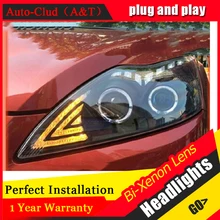 Auto Clud For ford focus headlights 2009-2014 Bifocal lens led bar Angel Eyes DRL xenon H7 For Ford Focus headlamps car styling