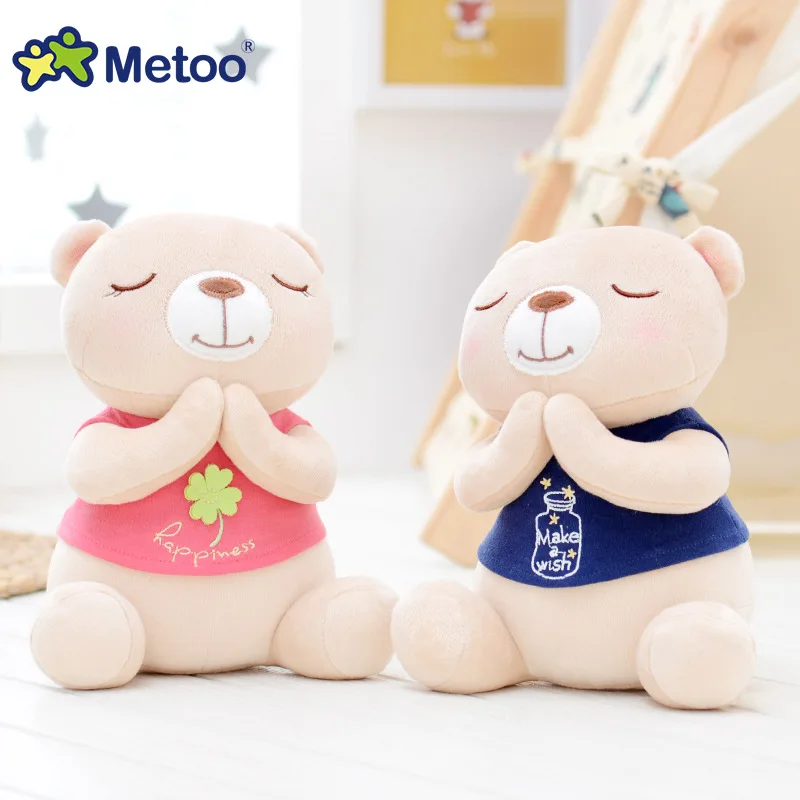 22 см Kawaii Плюшевые куклы медведя для девочек милые мягкие игрушки детские