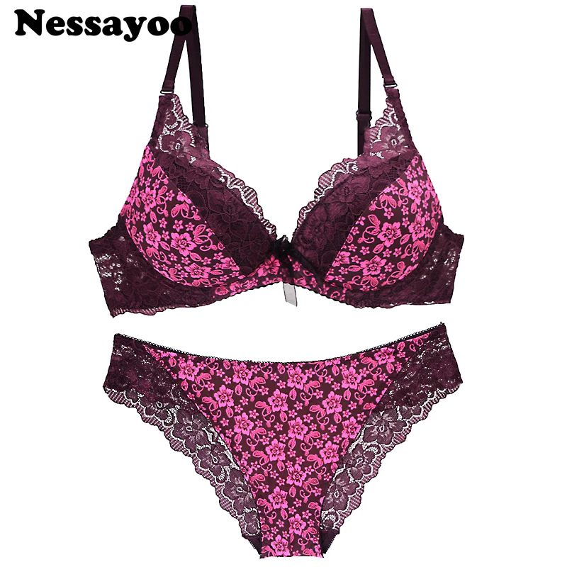 Women Sexy Lace Bra Sets Push Up Bra Sexy Lingerie Sexy Lace Females