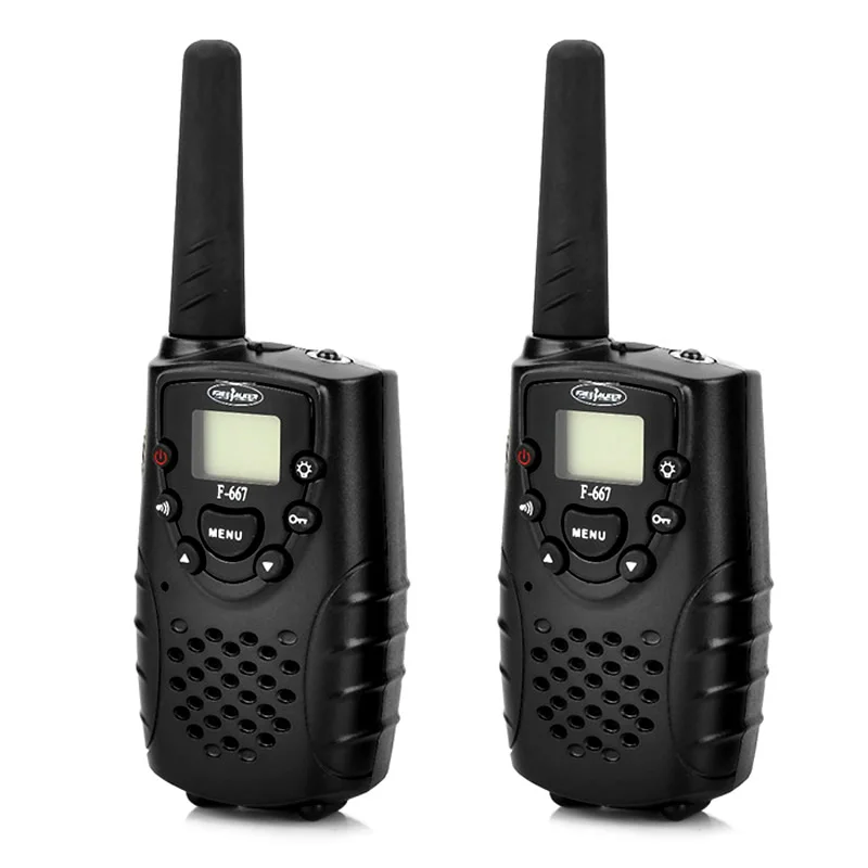 Mini Walkie Talkie F-667 Child Interphone 0.5W UHF Two Way Radios Handheld 22CH Transceiver for kids Home Use (a pair) | Мобильные