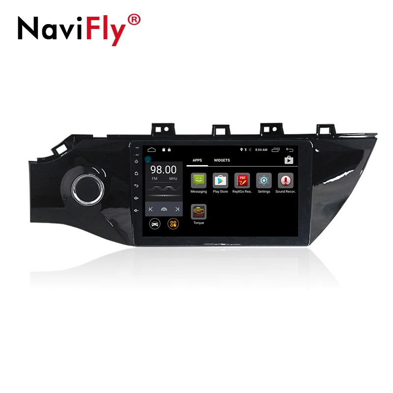 Excellent Navifly android7.1 Car DVD Player with GPS bluetooth 4G wifi radio fit for kia k2 rio 2016 2017 2018 multimedia Stereo Head Unit 5