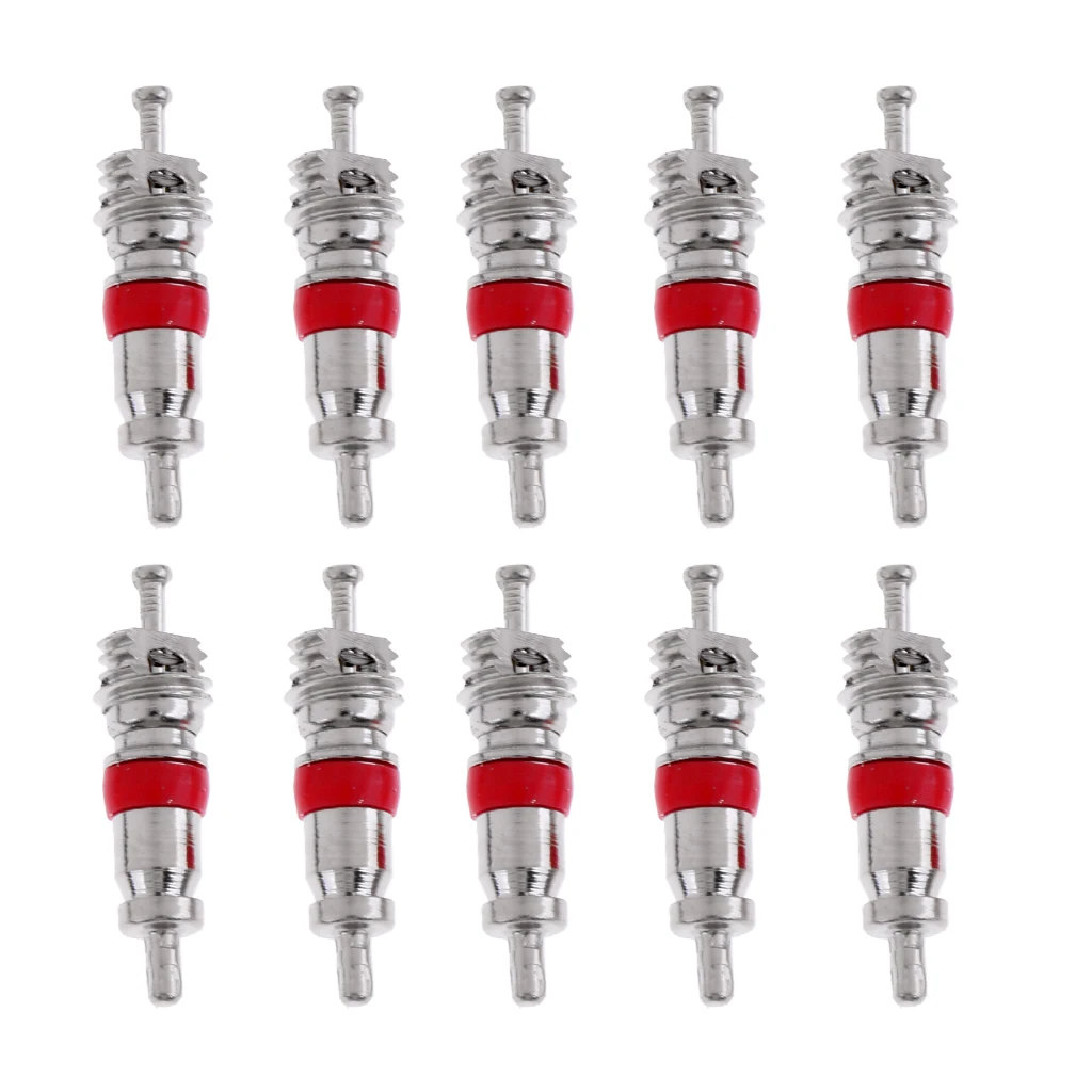 10Pcs High Quality Mountain Bike Schrader Valve Replacement Tire Tyre Valve Cores Parts MTB Bike Bicycle Parts 