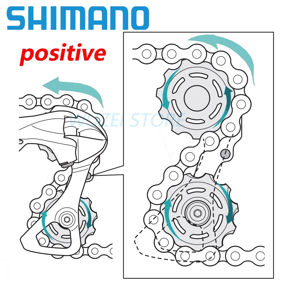 Shimano 11T Bike Pulley set Rear Derailleur Guide Roller RD-5700/T6000/6800/6870/7900/R9000/R9070/R9100/M8000/M663//M9000/M9050