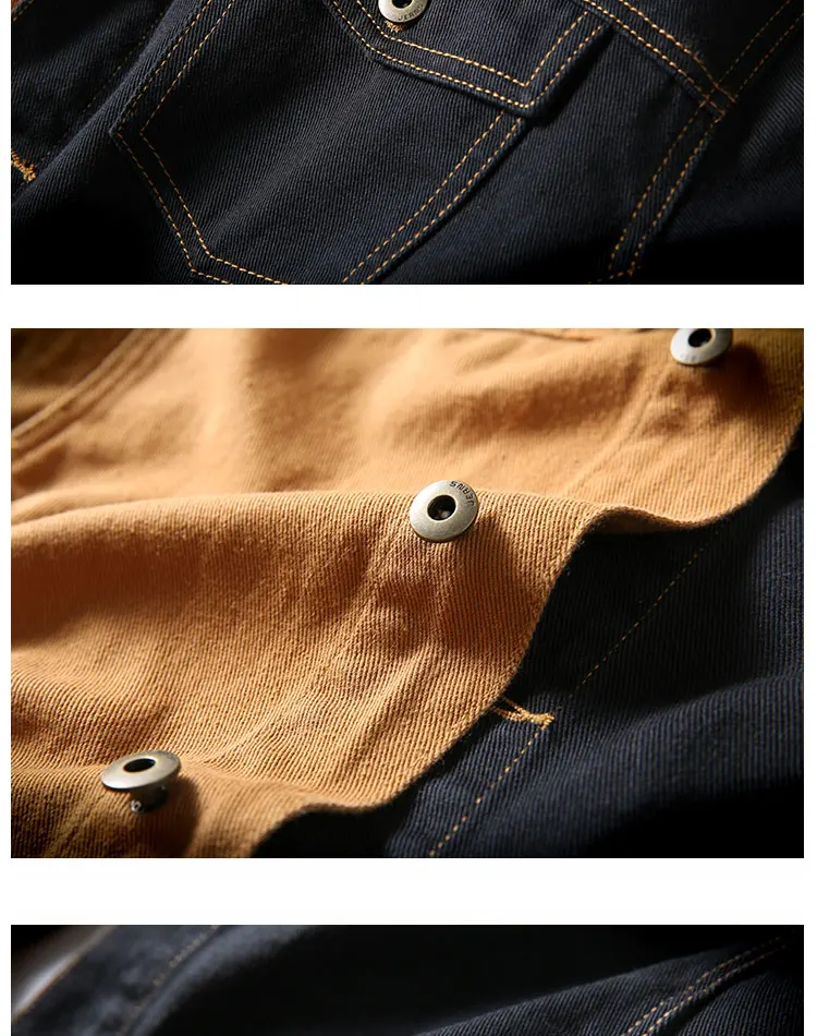 YASUGUOJI Новинка модная хип-хоп цветная джинсовая куртка мужская Японская уличная одежда однобортная Мужская джинсовая куртка L134