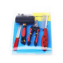 Pet Grooming Supplies Dog&Cat Comb Stainless Steel Rasp Nail Clippers Care Set New yy56