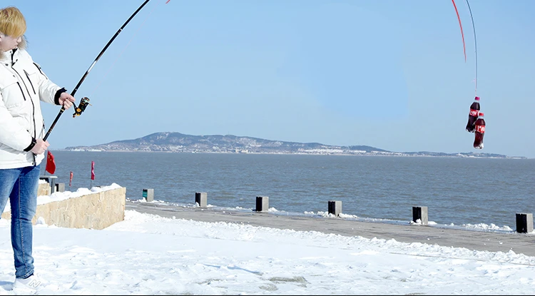 Vara de Pesca de Carbono para a