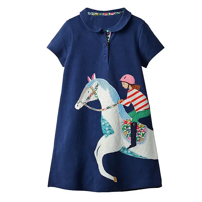 Kidsalon Girls Summer Dress Toddler Cotton Jersey Princess Dress Unicorn Party Baby Girl Clothes Kids Dresses Children Vestidos - Цвет: 102