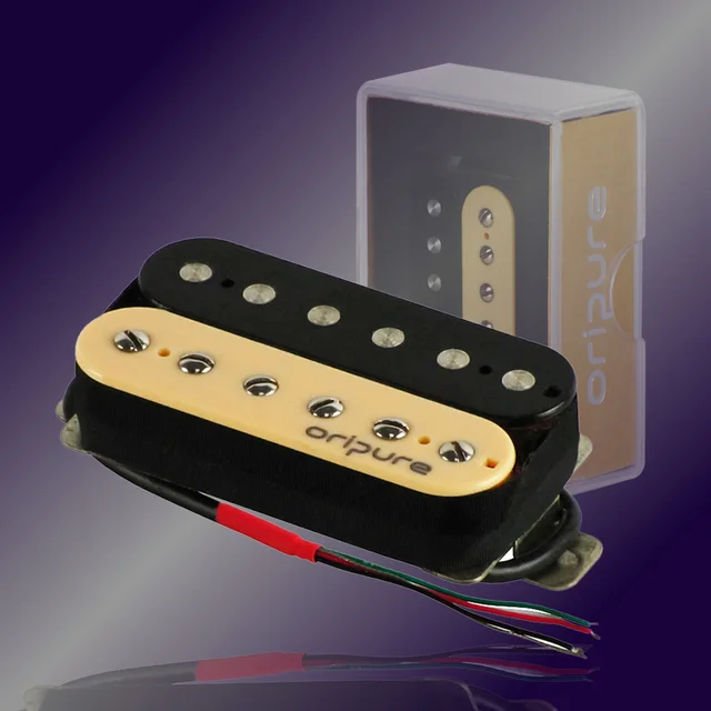 OriPure Alnico 2 Humbucker Double Coil Pickup Bridge Electric Guitar Zebra Pickup 8.5K Guitar