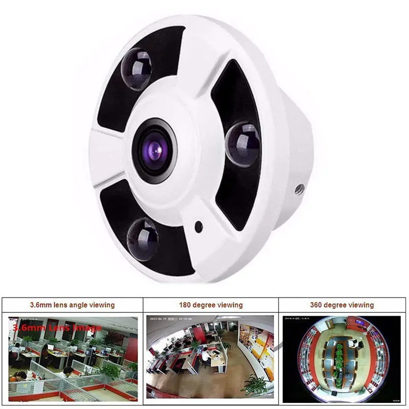 

360 Degree Wide Lens Mini IP Camera Full HD 1080P 30 Meter IR Distance Night Vision Mini Camcorders Kits for Home Security CCTV