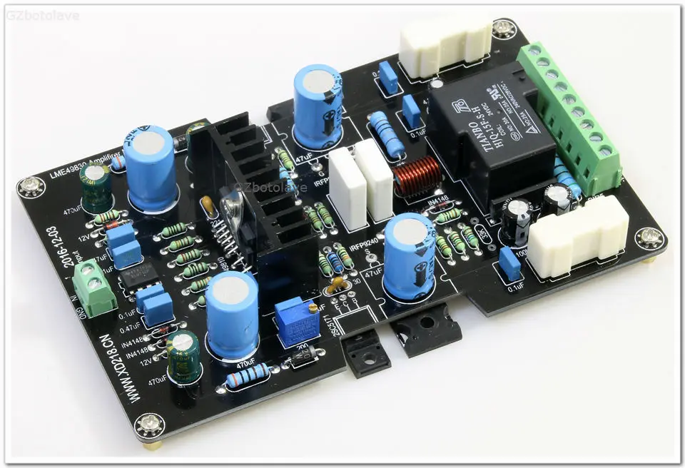 Плата усилителя Mono LME49830 IRFP240/IRFP9240 100 Вт 4 Ом DC + 55 в|amplifier board|mono amplifier boardamplifier board 100w |